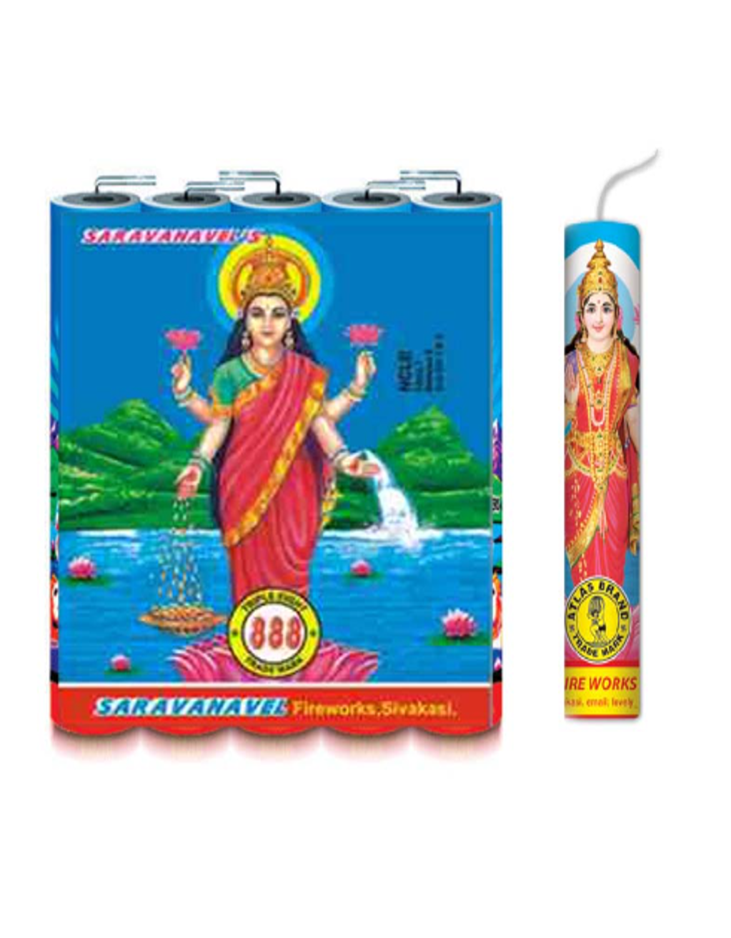 6" Mega Lakshmi | 1 Pkt <br> 6" லட்சுமி