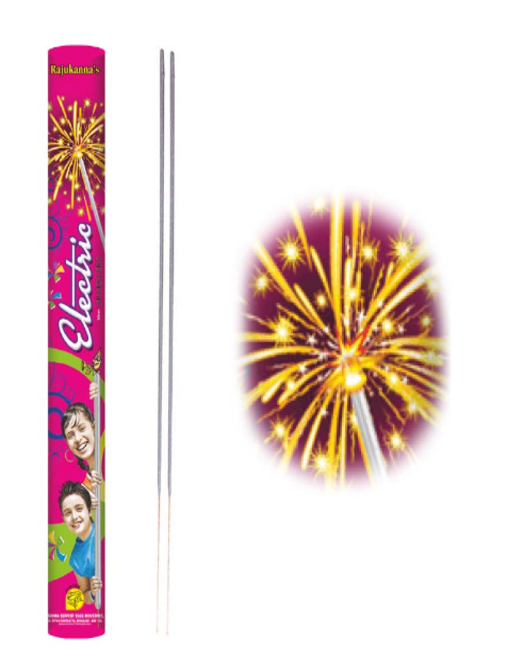 50 CM Electric Sparklers Pipe | 1 Tube | 5 Pcs <br> 50 செ.மீ சாதா கம்பி