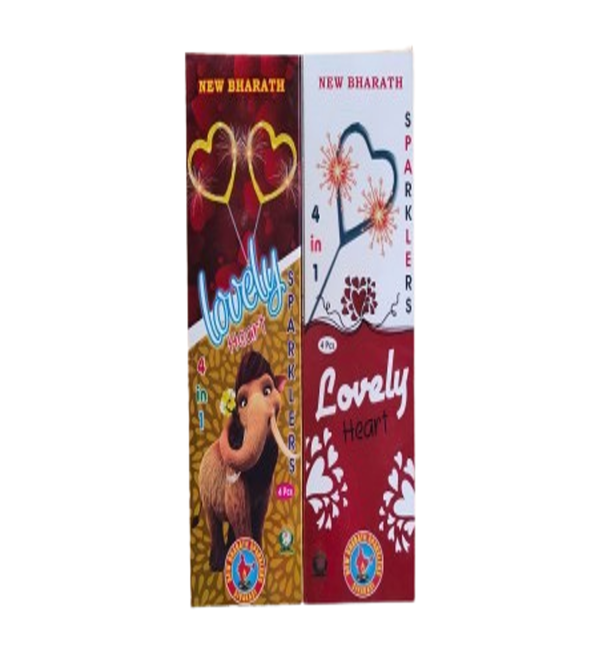 10 CM Lovely Heart Sparklers | 1 Box<br>லவ்லி கம்பி