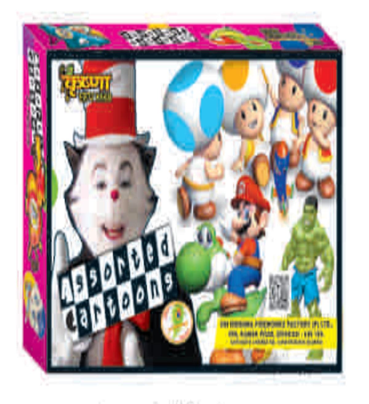 Assorted Cartoons | 10 Pcs | 1 Box<br>அசோர்டட் கார்டுன்