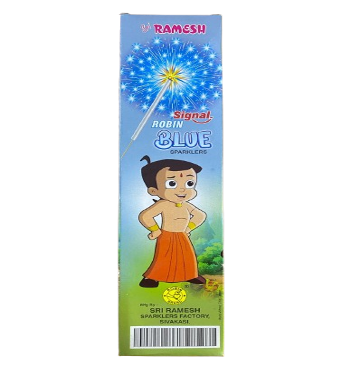 10 Cm Blue Sparklers | 1 Box <br> 10 செ.மீ நீள கலர் கம்பி