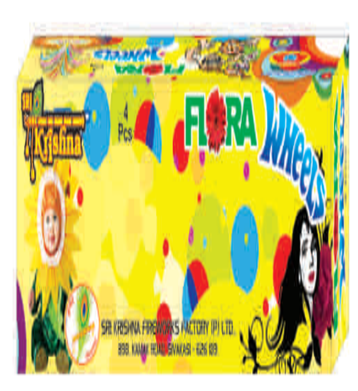Flora Wheel | 4 Pcs | 1 Box<br>ஃலோரா வீல்